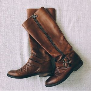 Steve Madden Brown Leather Boots
